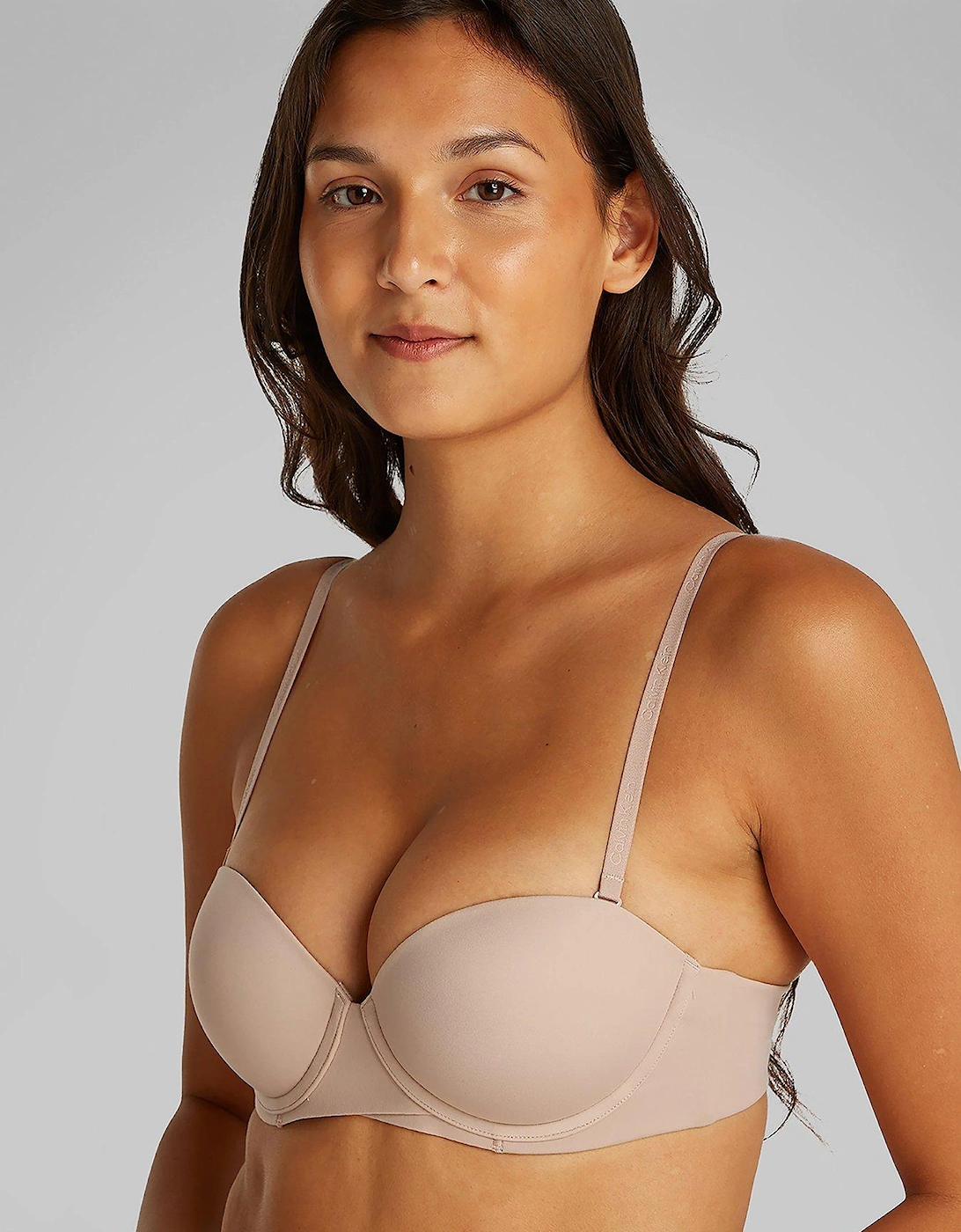Perfectly Fit Push Up Strapless Bra - Beige, 2 of 1