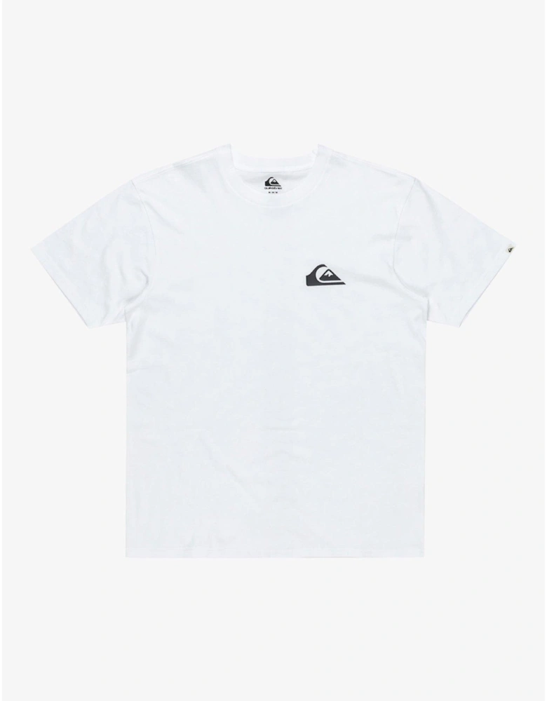 Mens Everyday Mini Logo Short Sleeve Tee - White