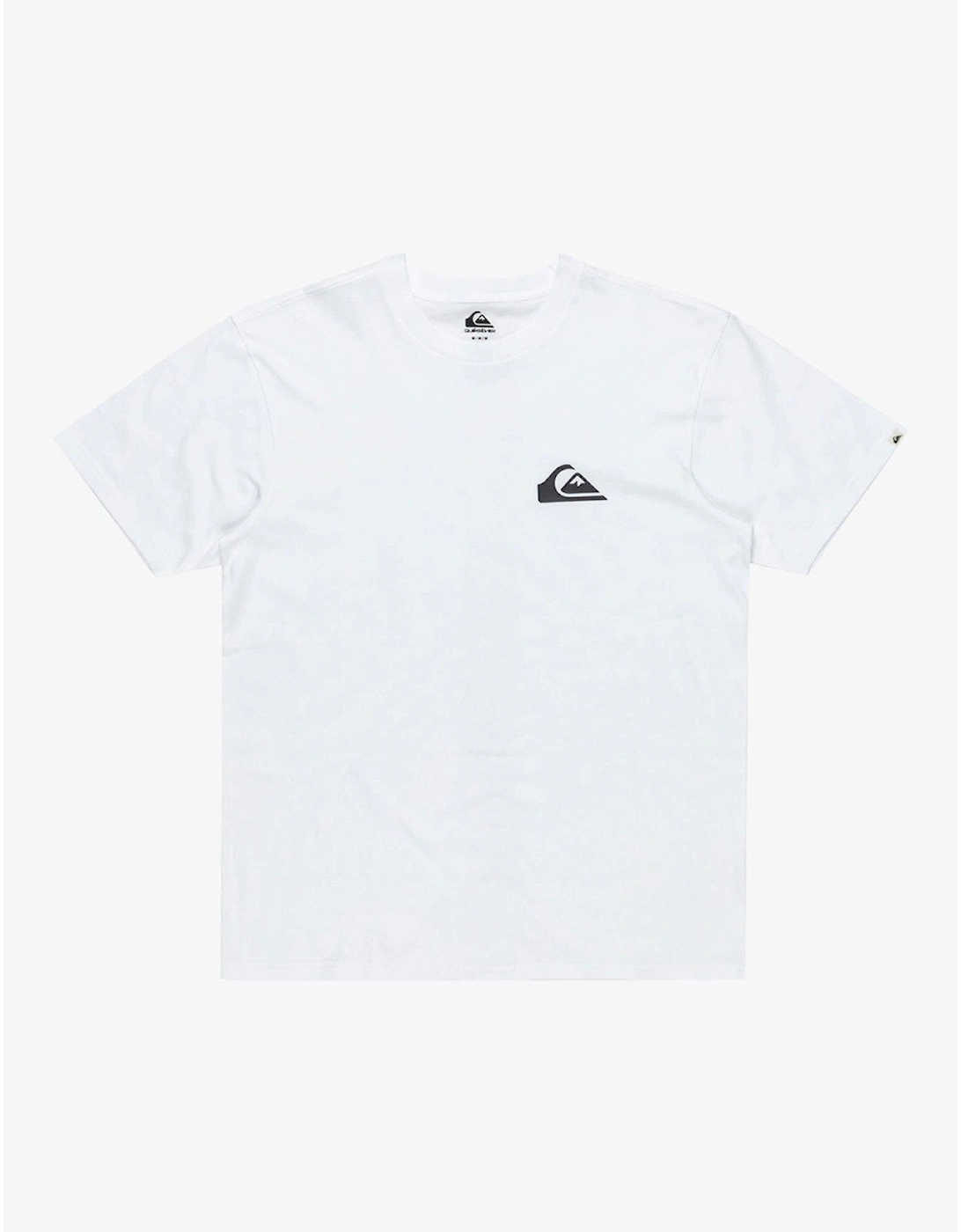 Mens Everyday Mini Logo Short Sleeve Tee - White, 2 of 1
