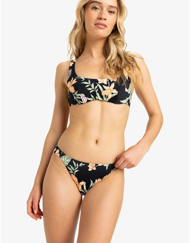 Womens Beach Classics Moderate Basic Pant Separate Bottom Swimsuit - Black