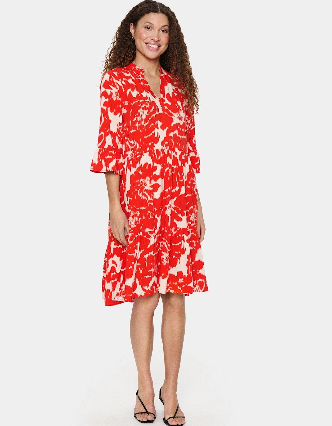 Eda Dress - Red, 2 of 1