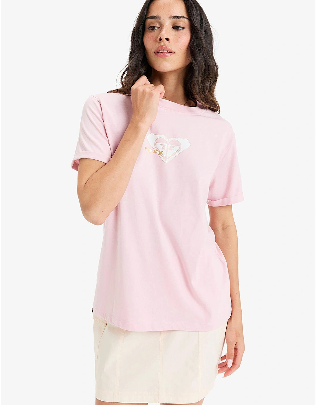 Womens Oceanregular Corpo Short Sleeve Top - Pink, 2 of 1