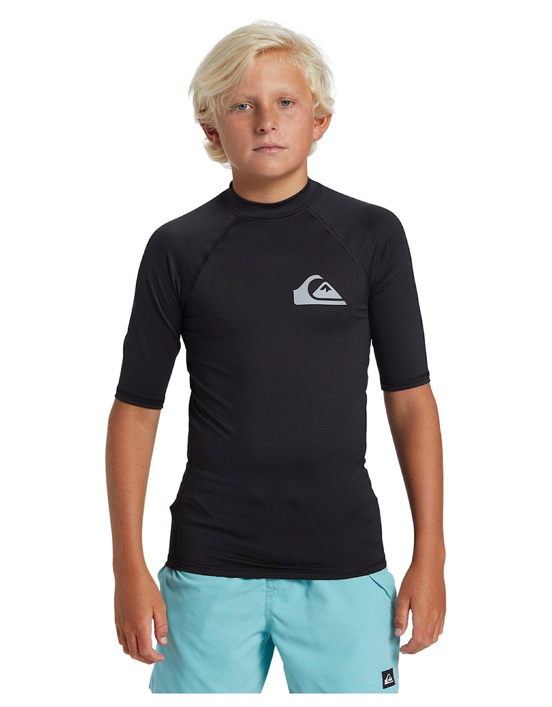 Boys Everyday Short Sleeve Upf 50 Surf T-shirt - Black, 2 of 1