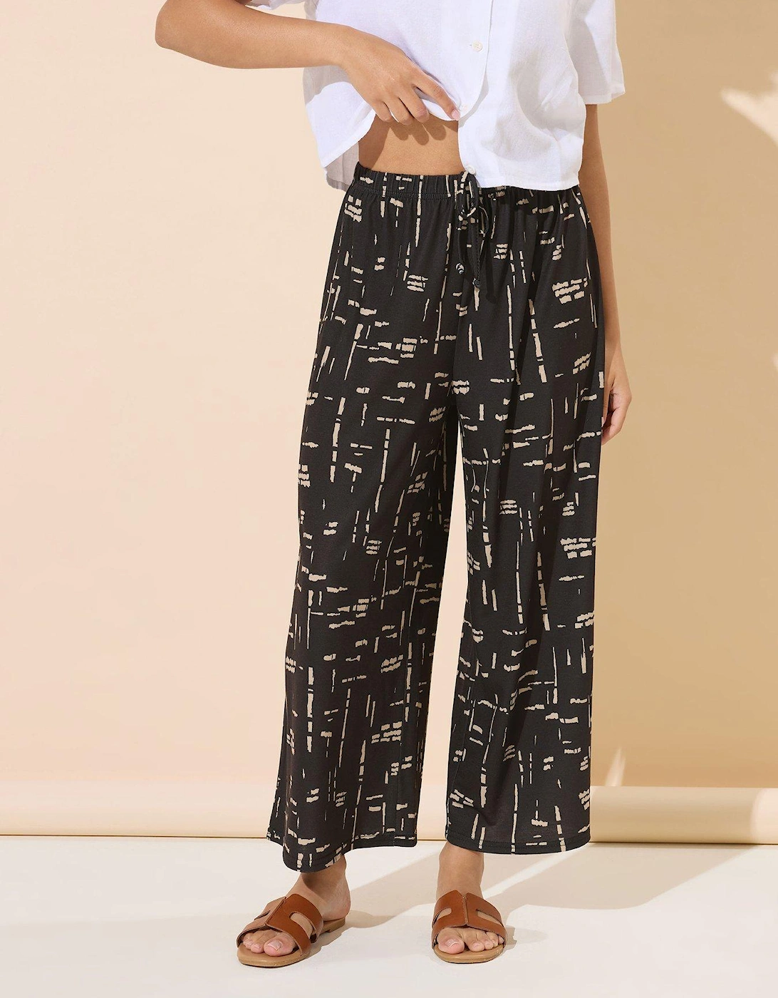 Petite Wide Leg Crop Trouser, 2 of 1