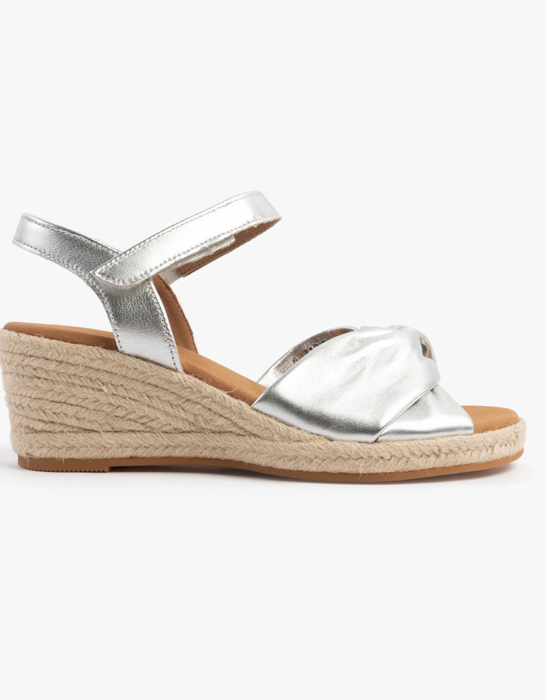 MOON Womens Sandals Silver