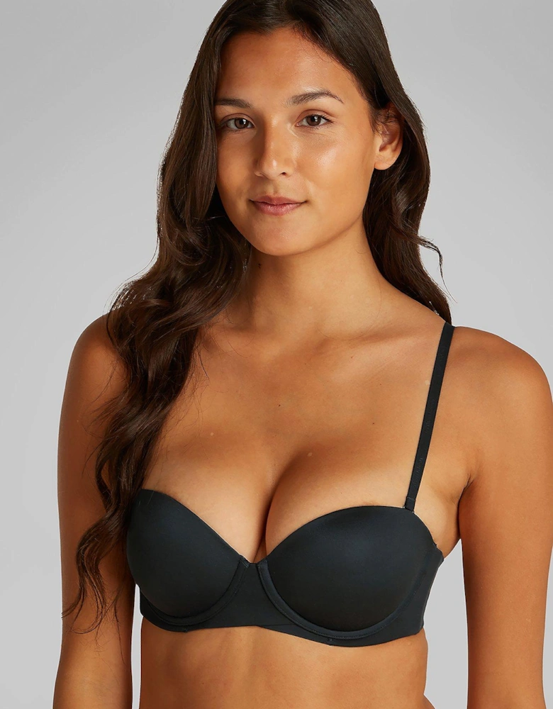 Perfectly Fit Push Up Strapless Bra - Black