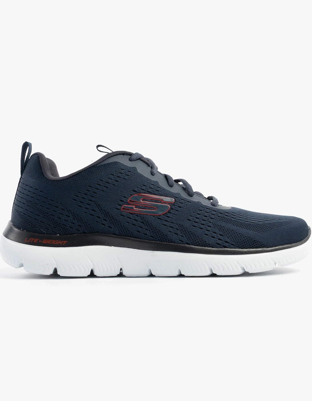 SUMMITS - TORRE Mens Trainers Navy/Red, 7 of 6