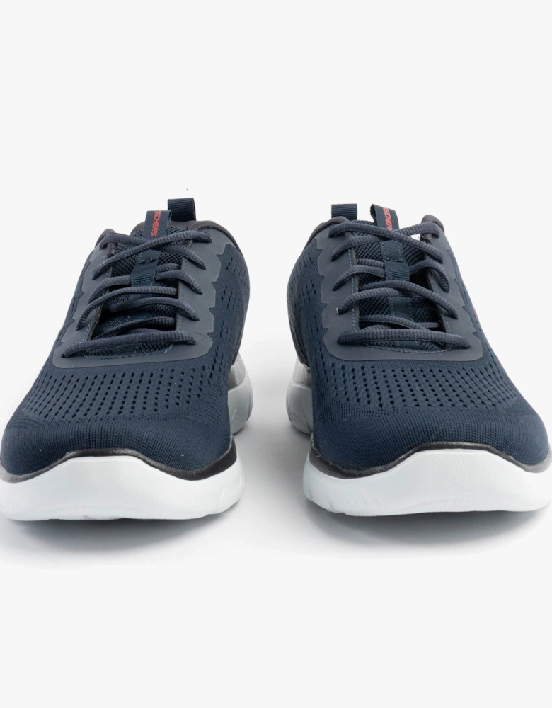SUMMITS - TORRE Mens Trainers Navy/Red