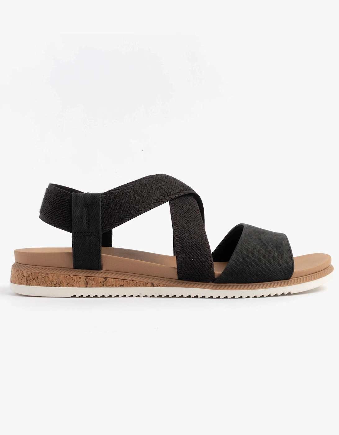 BOBS DESERT KISS LOW Womens Sandals Black, 7 of 6