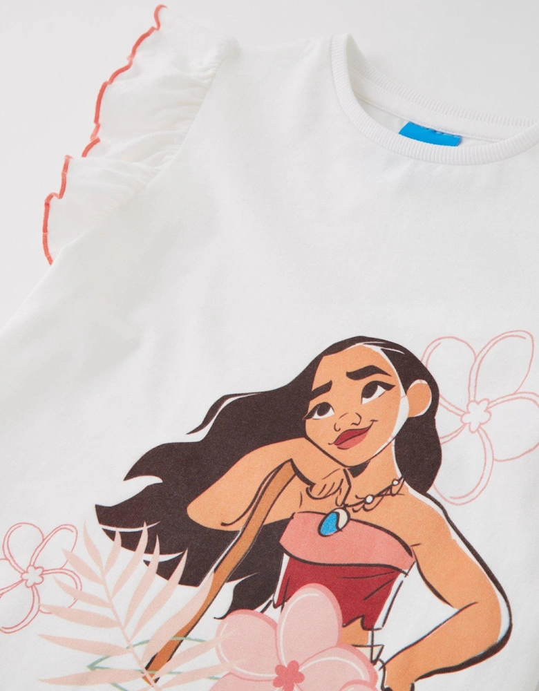 Moana T-Shirt And Skirt Set