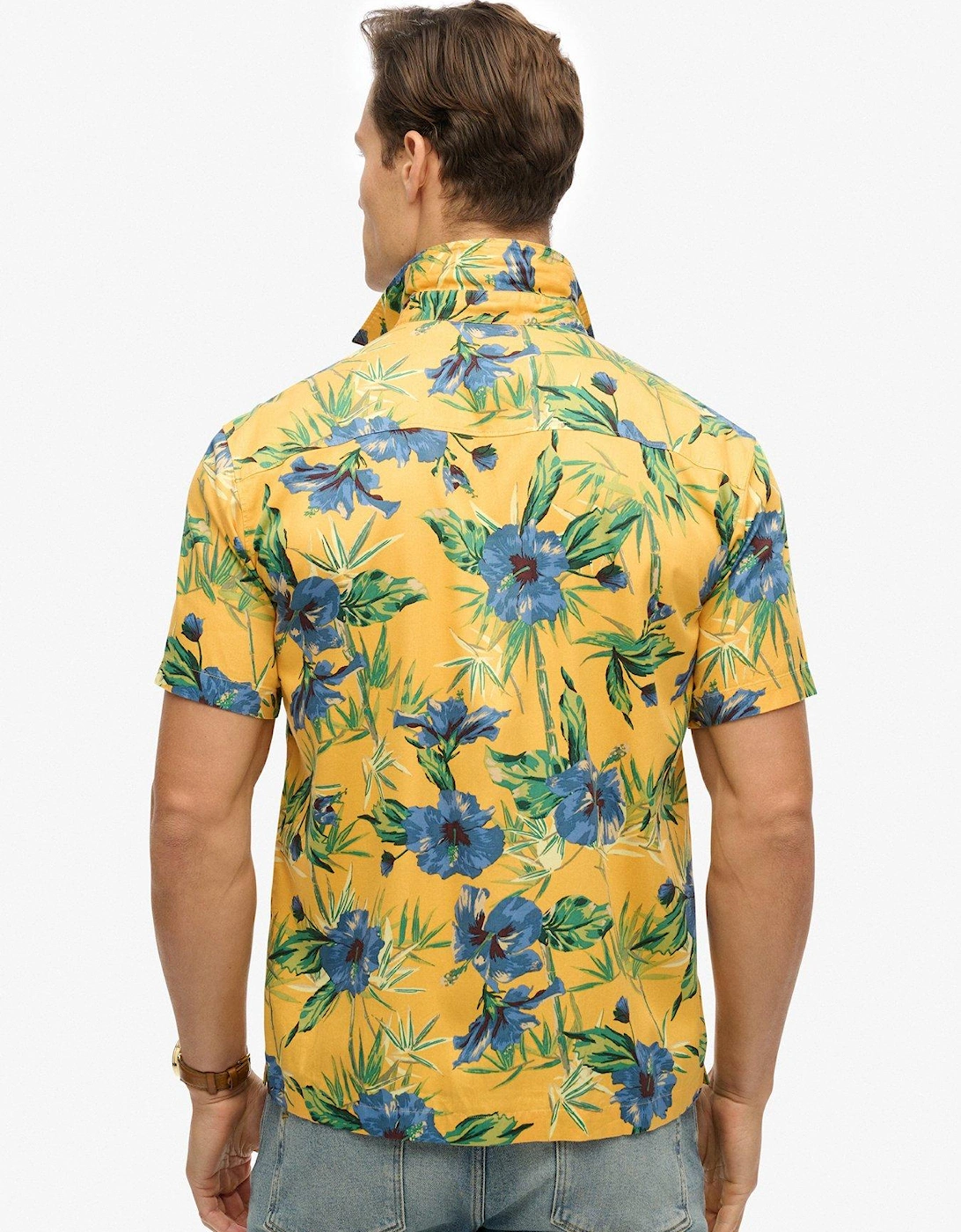 Hawaiian Print Short Sleeve Shirt - Multi