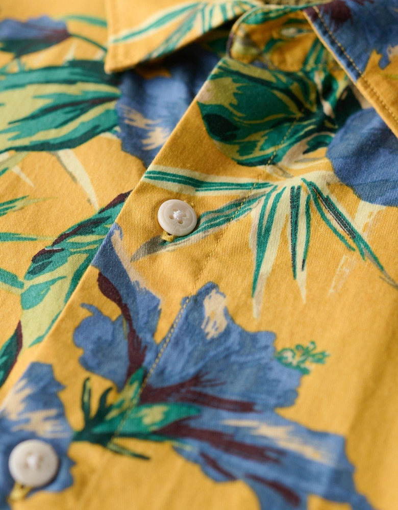 Hawaiian Print Short Sleeve Shirt - Multi