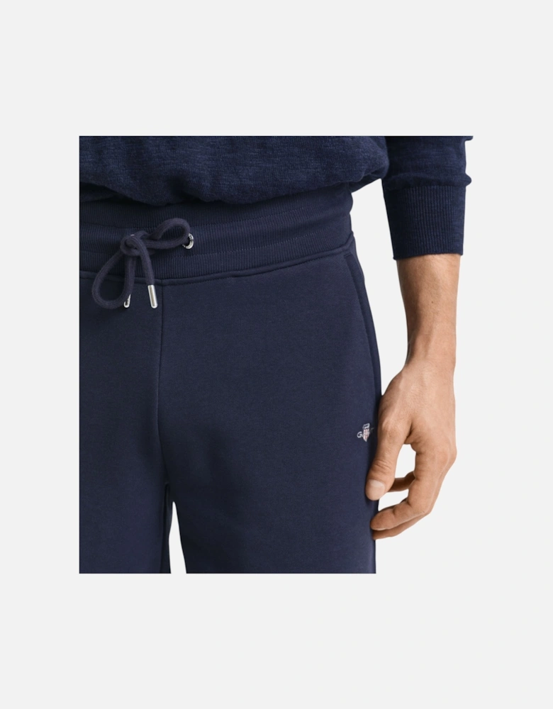 Shield Drawstring Sweat Shorts Cotton Regular Fit Summer Half Pants