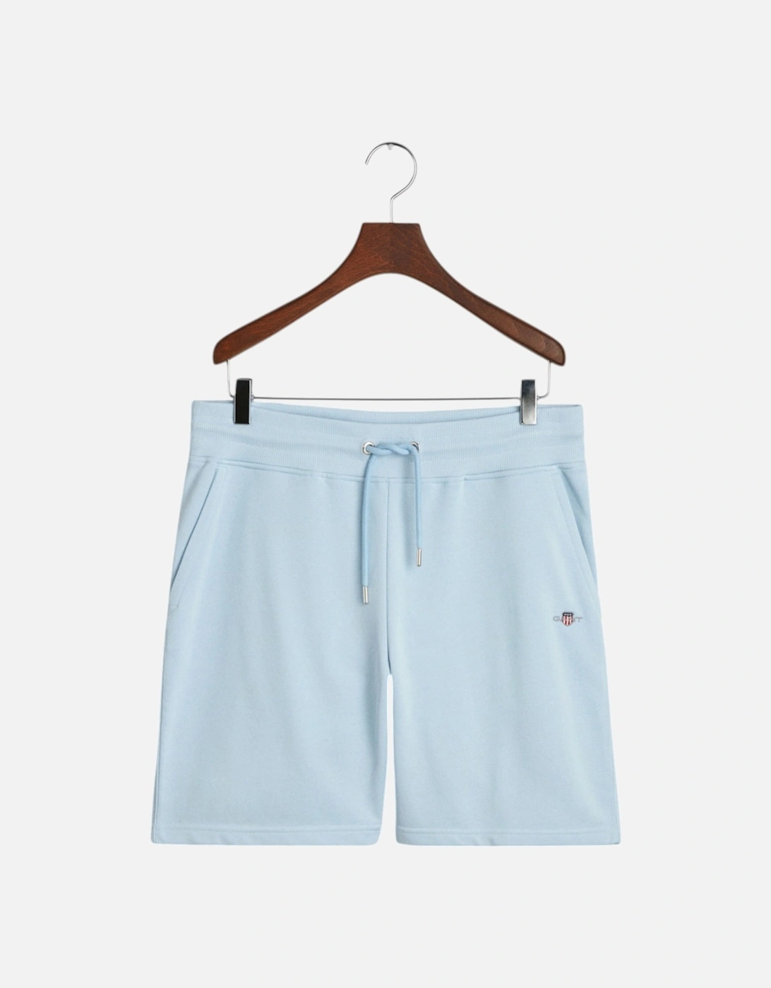 Shield Drawstring Sweat Shorts Cotton Regular Fit Summer Half Pants