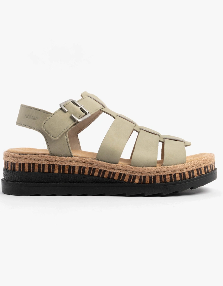 V7904-52 Womens Sandals Green