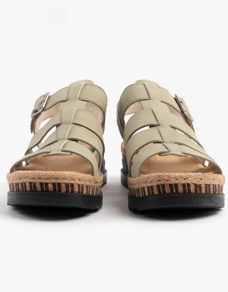 V7904-52 Womens Sandals Green