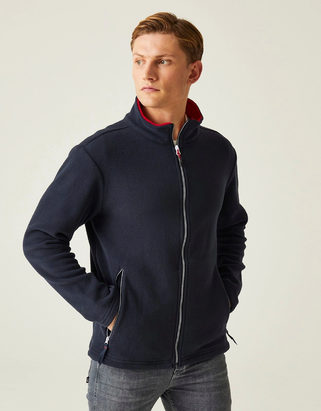 Professional Mens Ascender Full Zip Fleece, 2 of 1