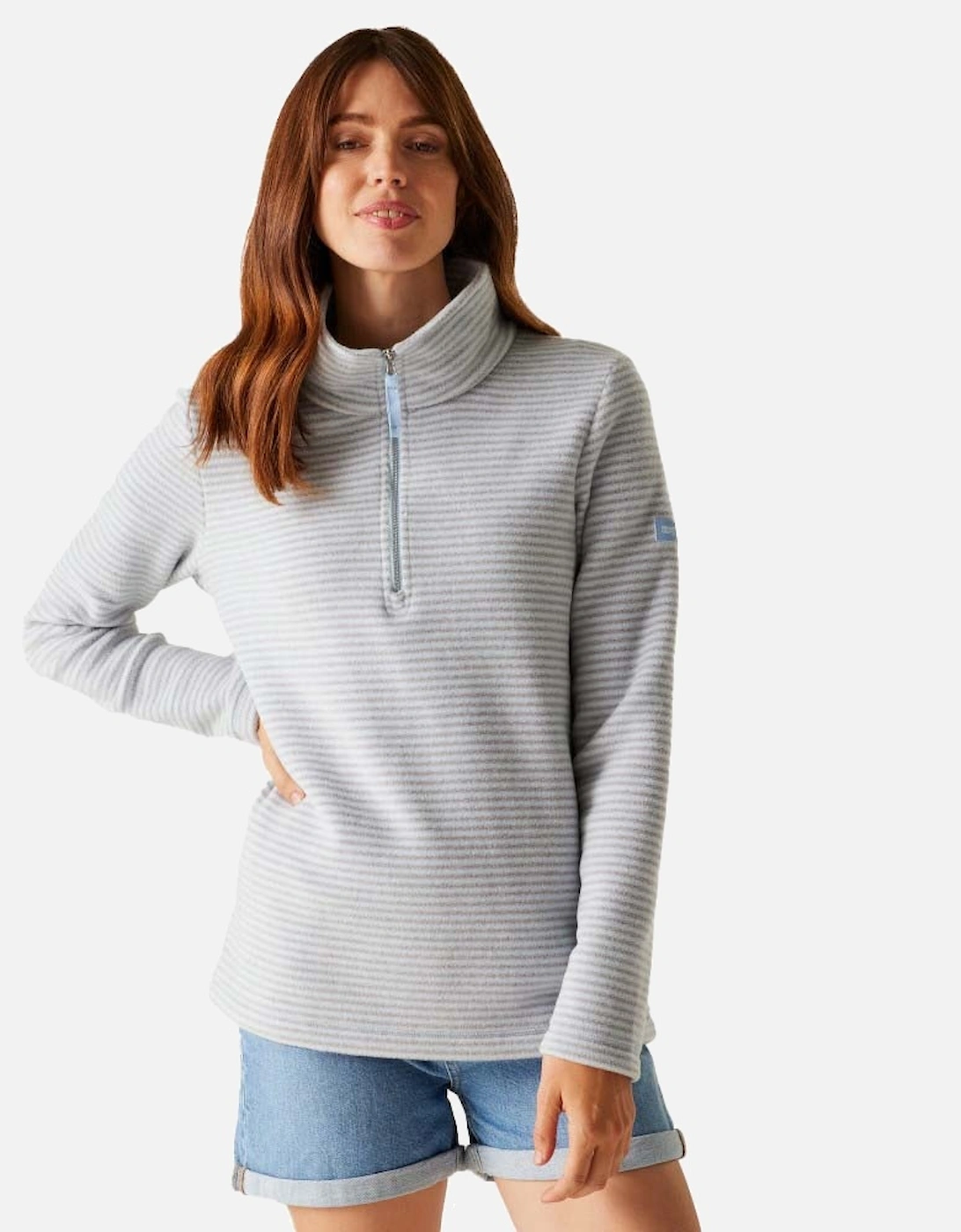 Womens Solenne II half Zip Fleece Top, 5 of 4