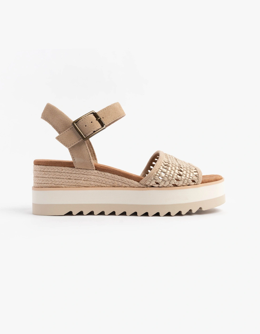 Toms Women's Gold Diana Sandals - : 7 Uk Size 7