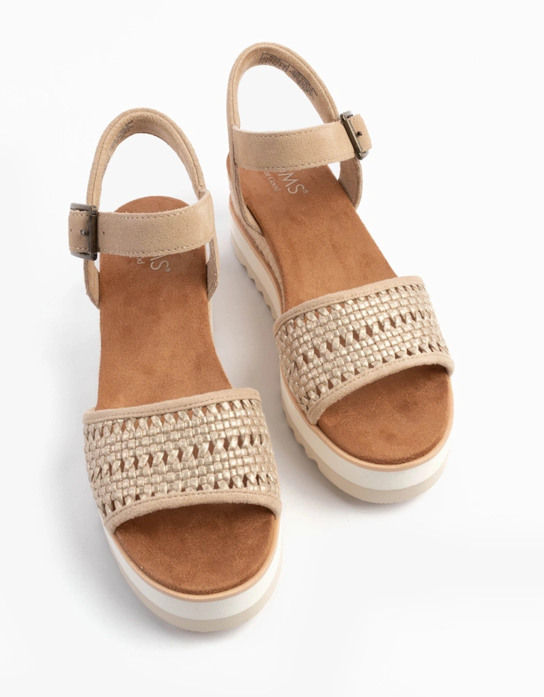 DIANA Womens Sandals Gold