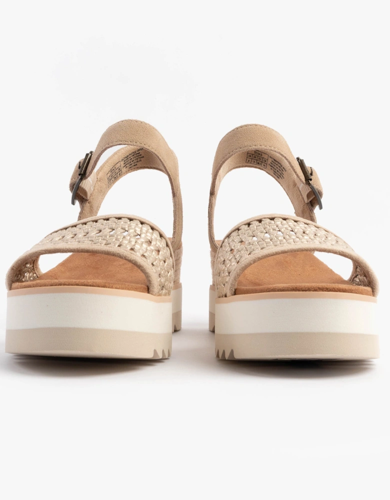 DIANA Womens Sandals Gold