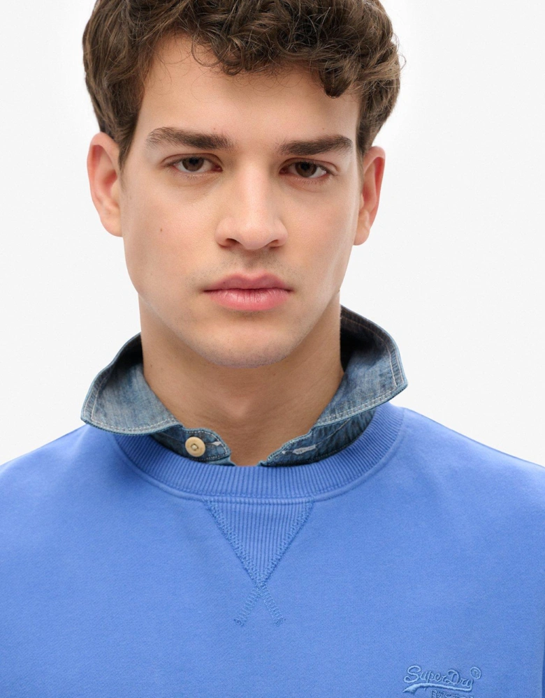 Essential Logo Crew Sweat - Blue