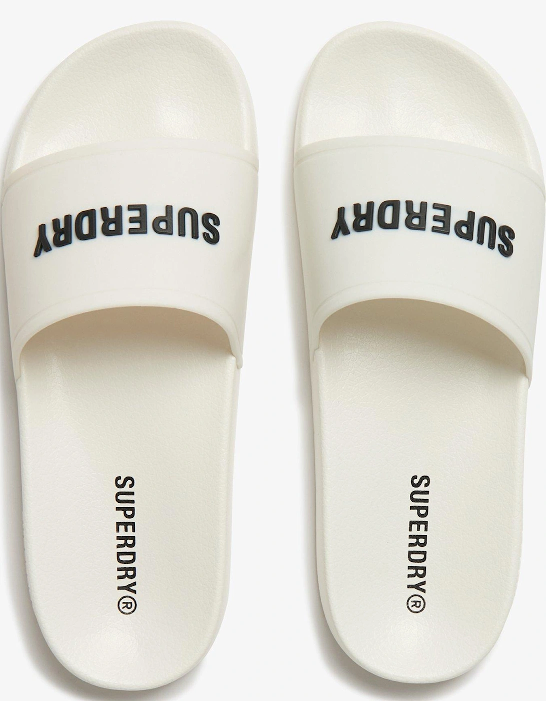 Logo Pool Sliders - Cream