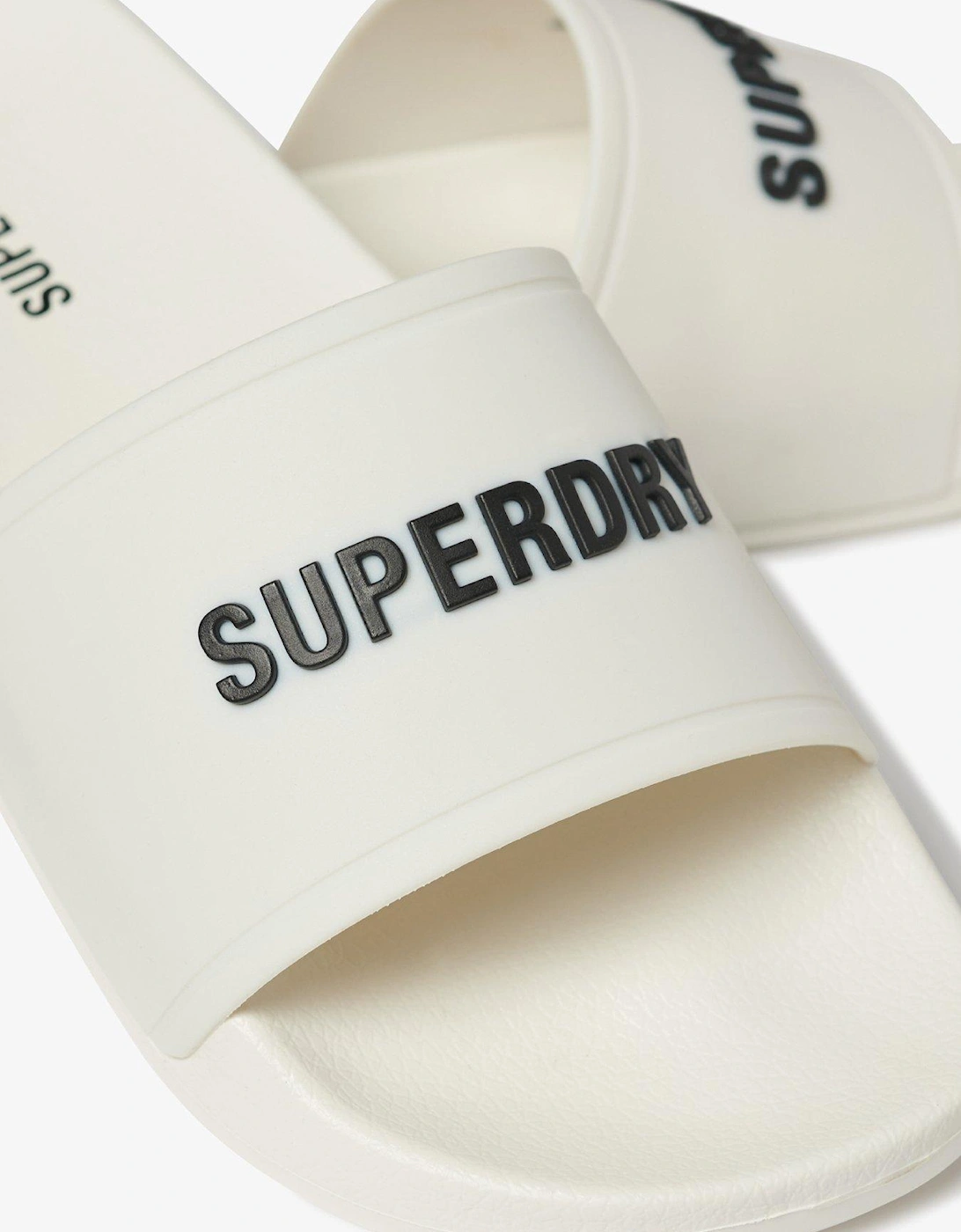 Logo Pool Sliders - Cream