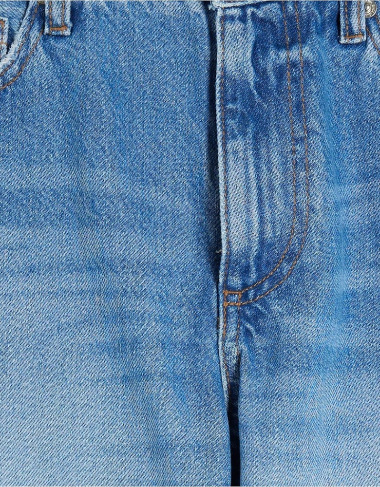 Relaxed Straight Jagger - Blue
