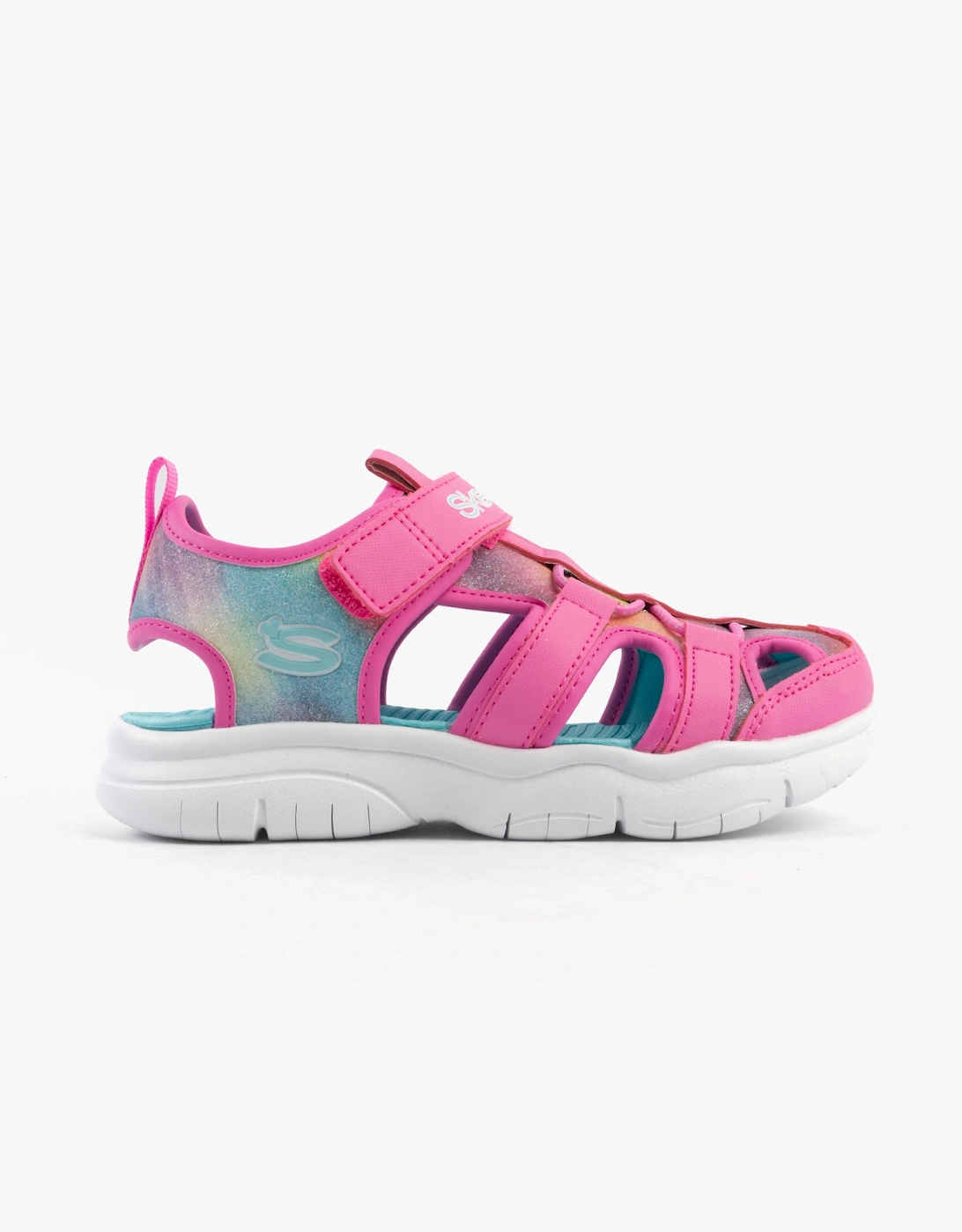 FLEX SPLASH - DAYLIGHT SHIMMER Girls Sandals Hot Pink /Multi, 7 of 6