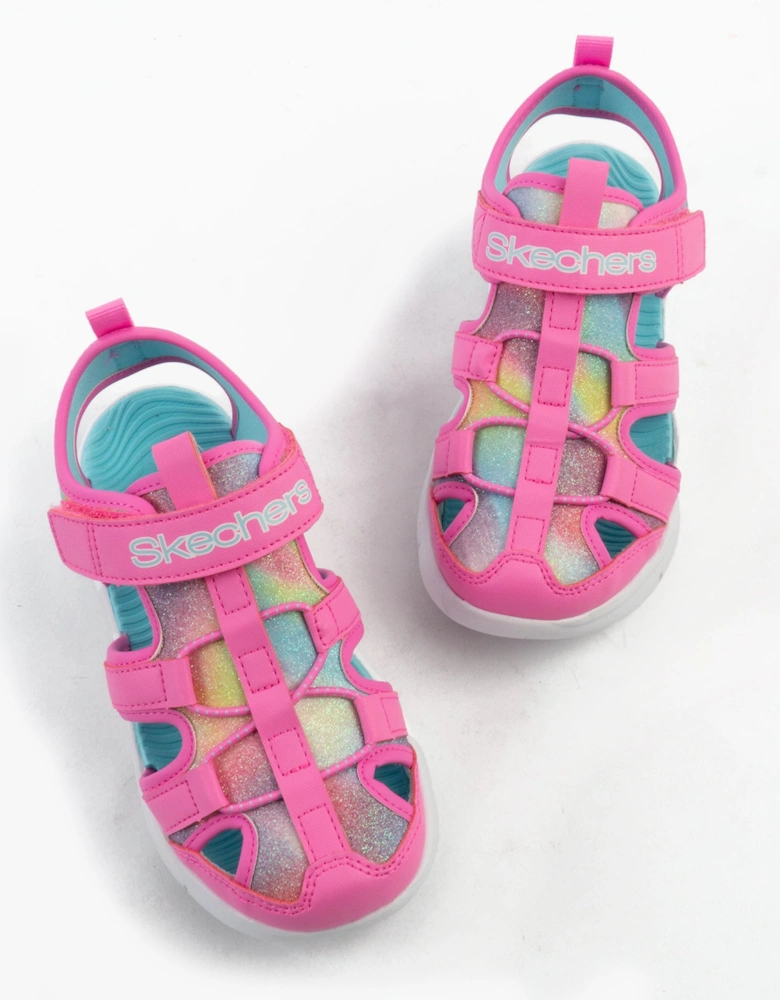 FLEX SPLASH - DAYLIGHT SHIMMER Girls Sandals Hot Pink /Multi