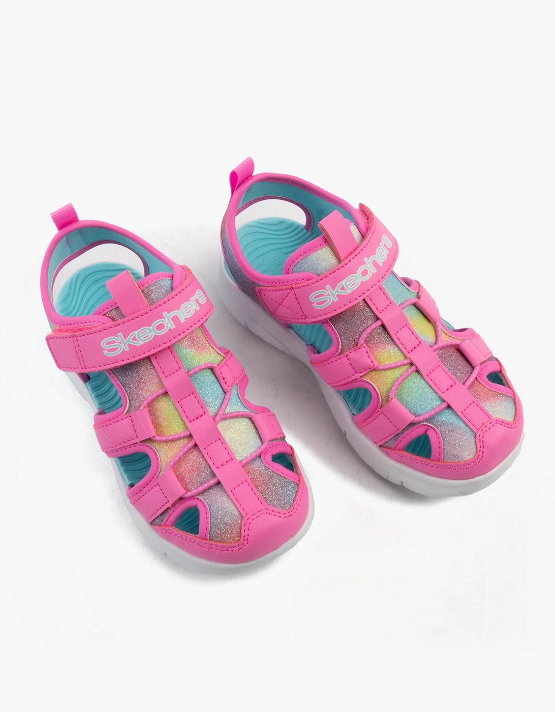 FLEX SPLASH - DAYLIGHT SHIMMER Girls Sandals Hot Pink /Multi