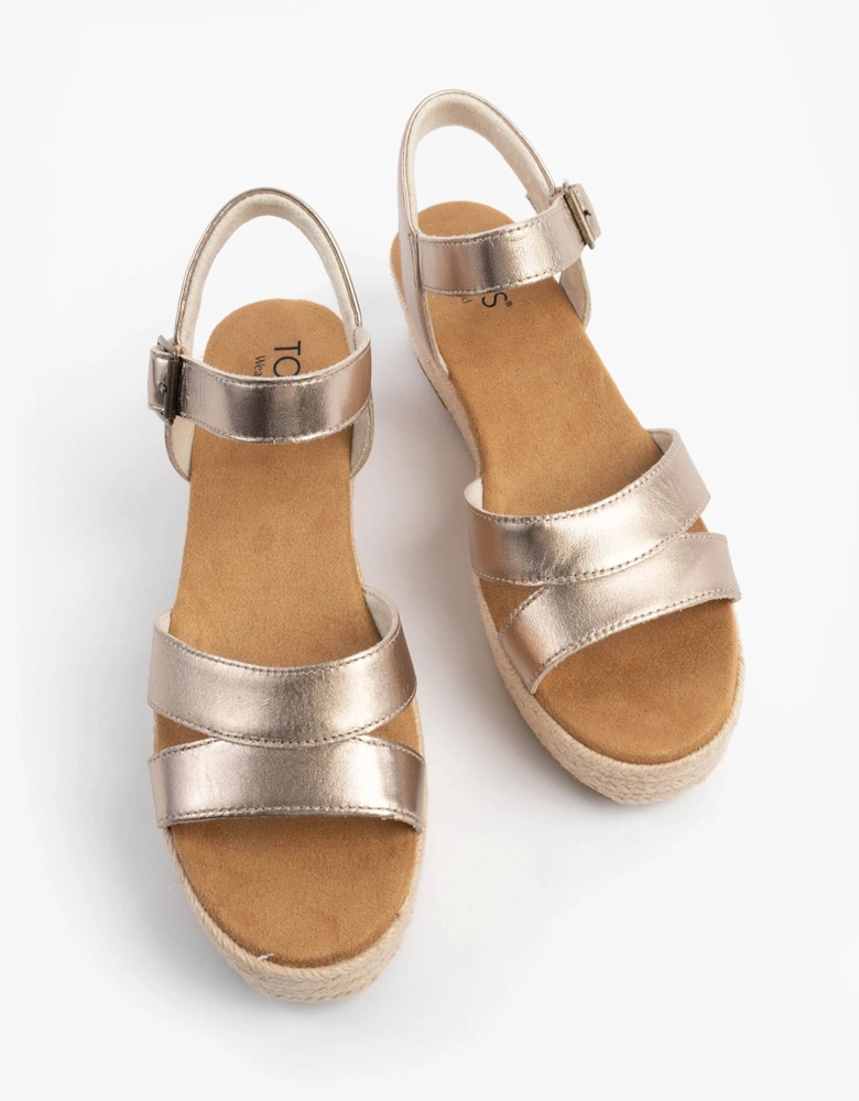 AUDREY Womens Sandals Gold
