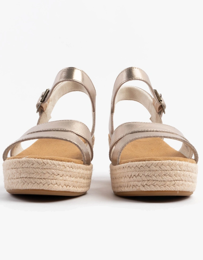 AUDREY Womens Sandals Gold