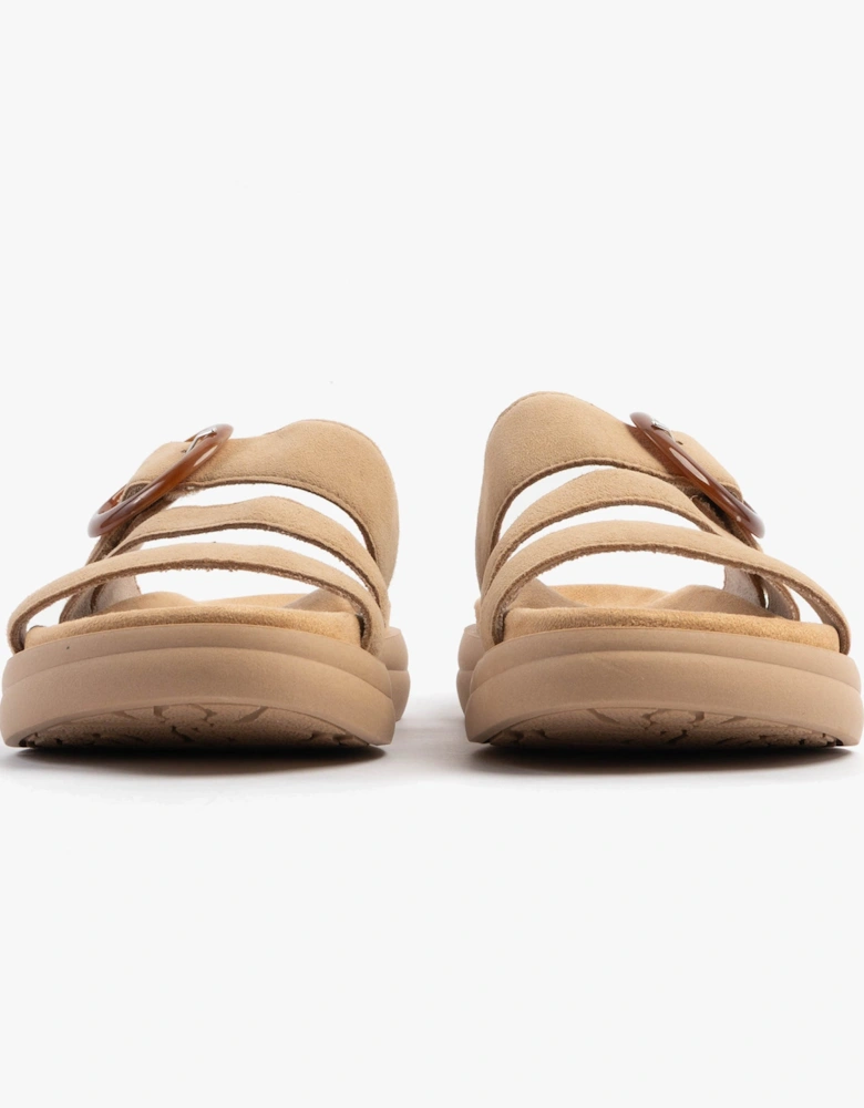 D2N53-62 Womens Sandals Beige