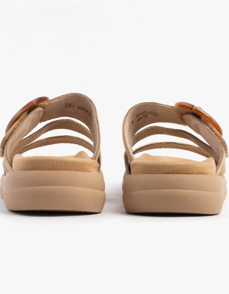 D2N53-62 Womens Sandals Beige