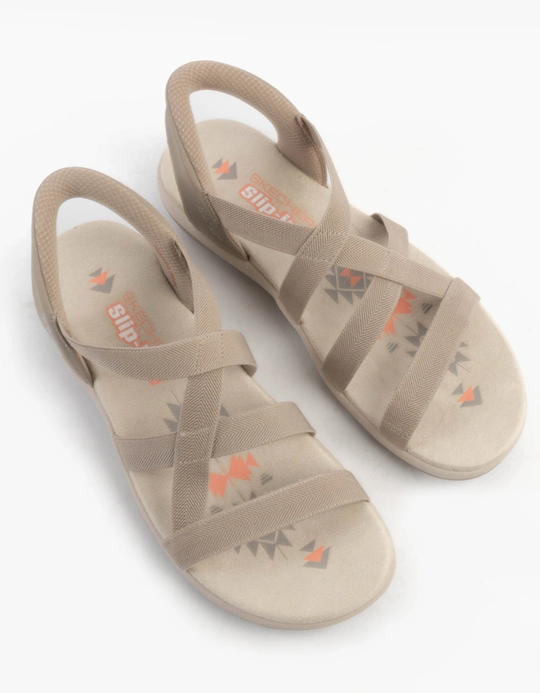 REGGAE SLIM - STRETCH FLEX Womens Sandals Taupe