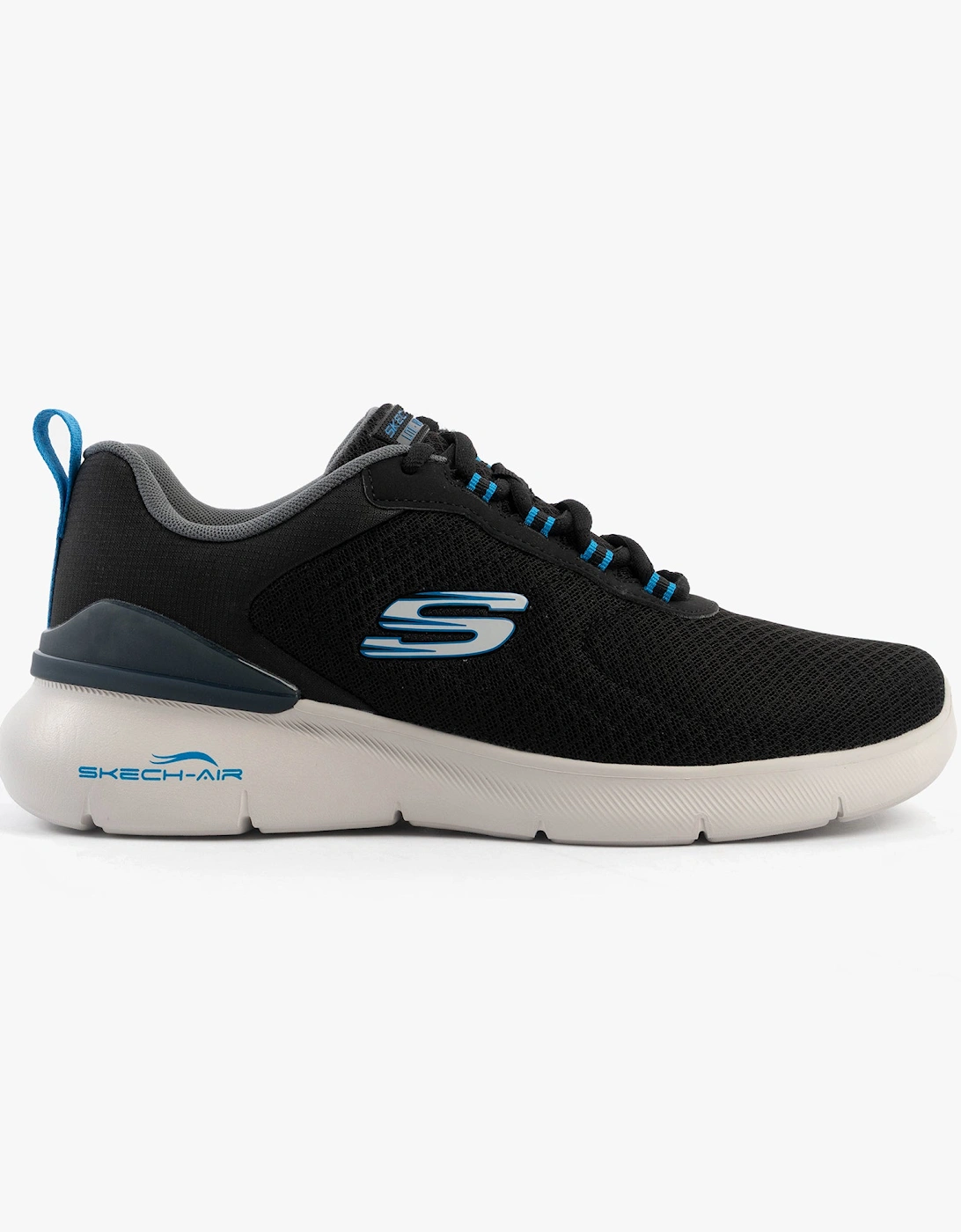 SKECH-AIR DYNAMIGHT 2.0 - DUR Mens Trainers Black/Blue, 7 of 6