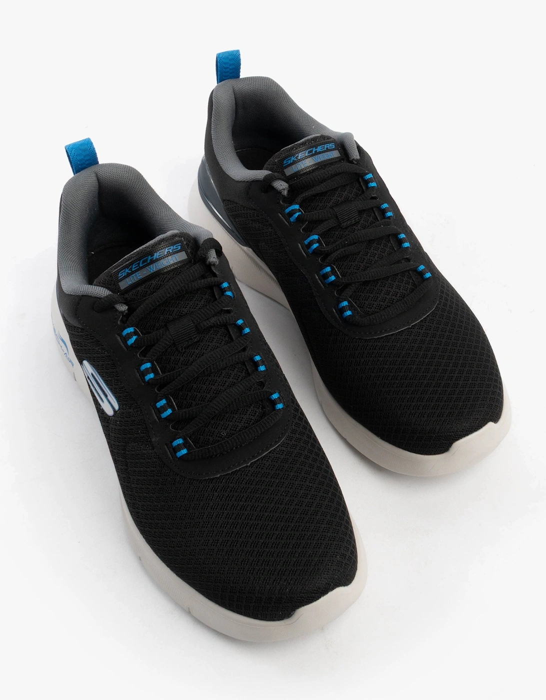 SKECH-AIR DYNAMIGHT 2.0 - DUR Mens Trainers Black/Blue