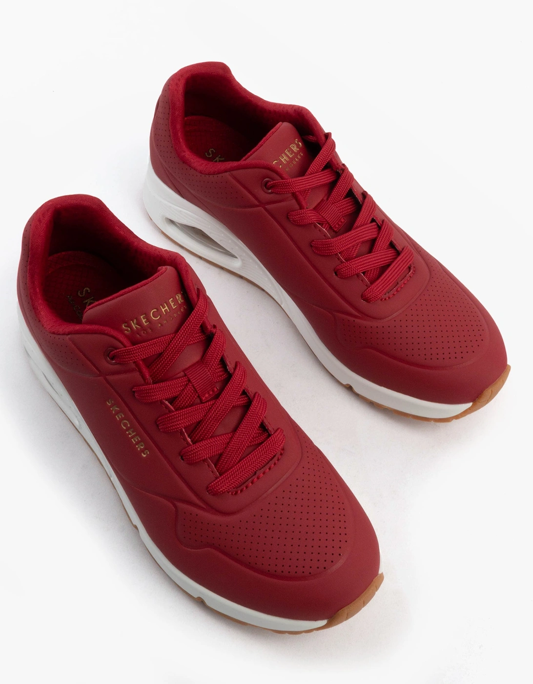 UNO - STAND ON AIR Womens Trainers Dark Red