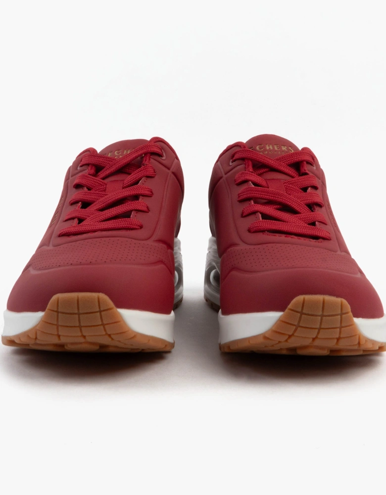 UNO - STAND ON AIR Womens Trainers Dark Red