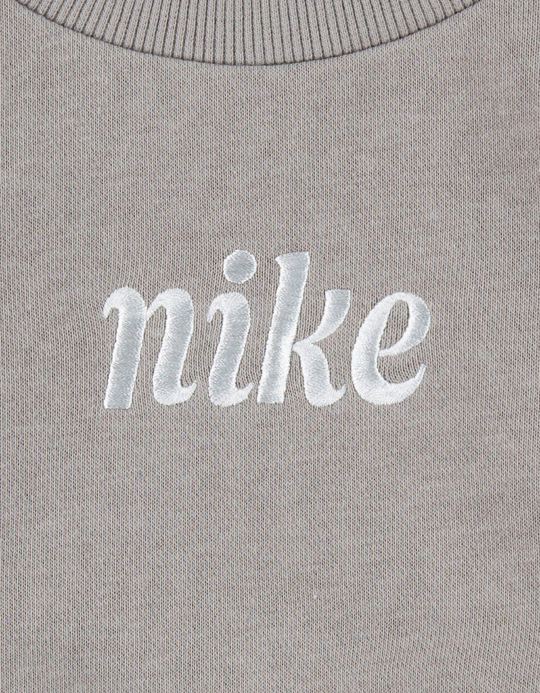 Kids Girls Essentials Crew And Jogger Set - Grey