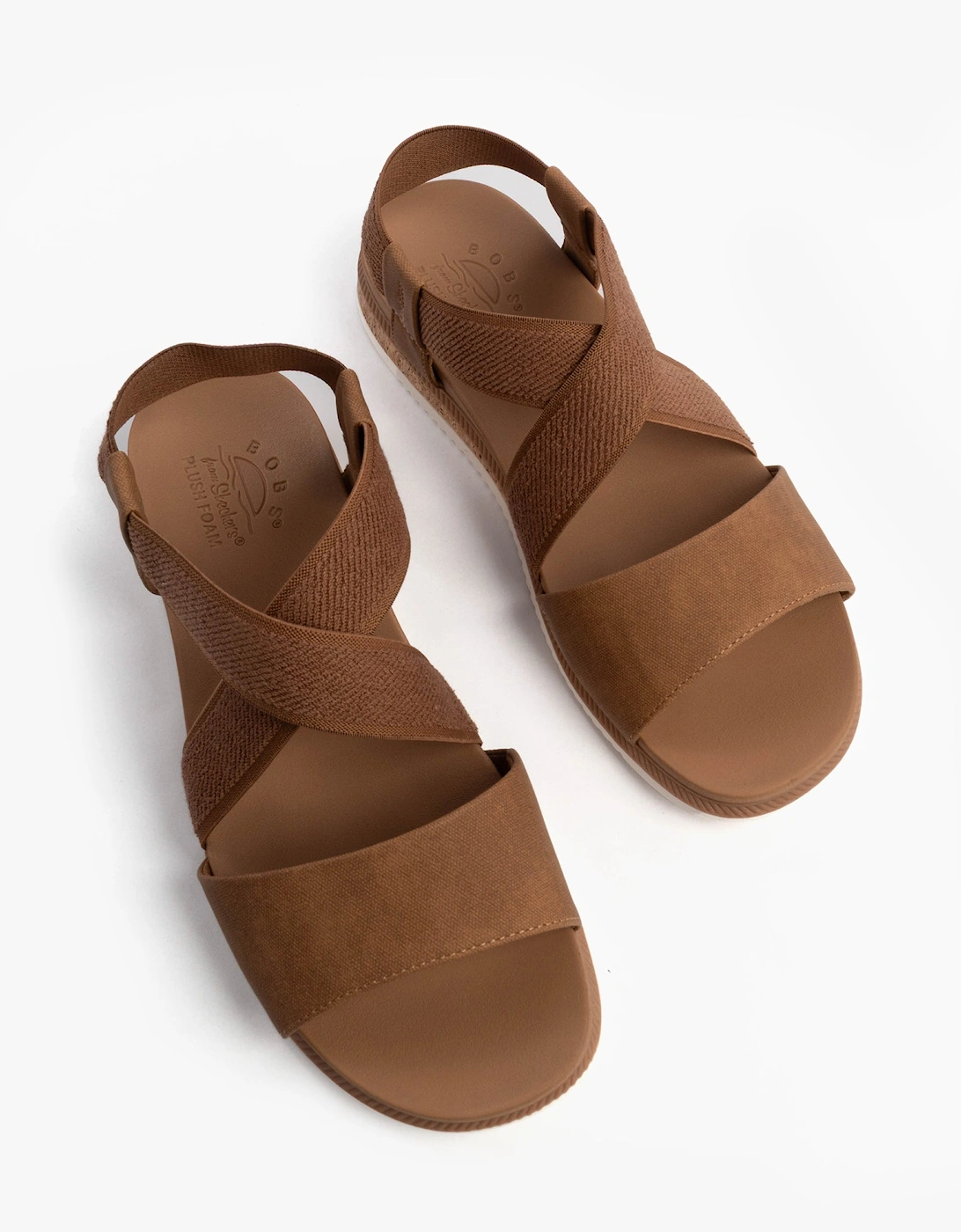 BOBS DESERT KISS LOW Womens Sandals Chestnut