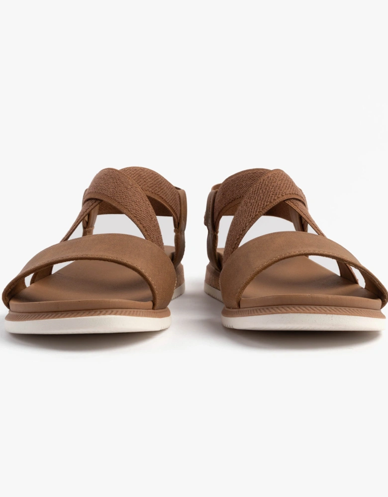 BOBS DESERT KISS LOW Womens Sandals Chestnut