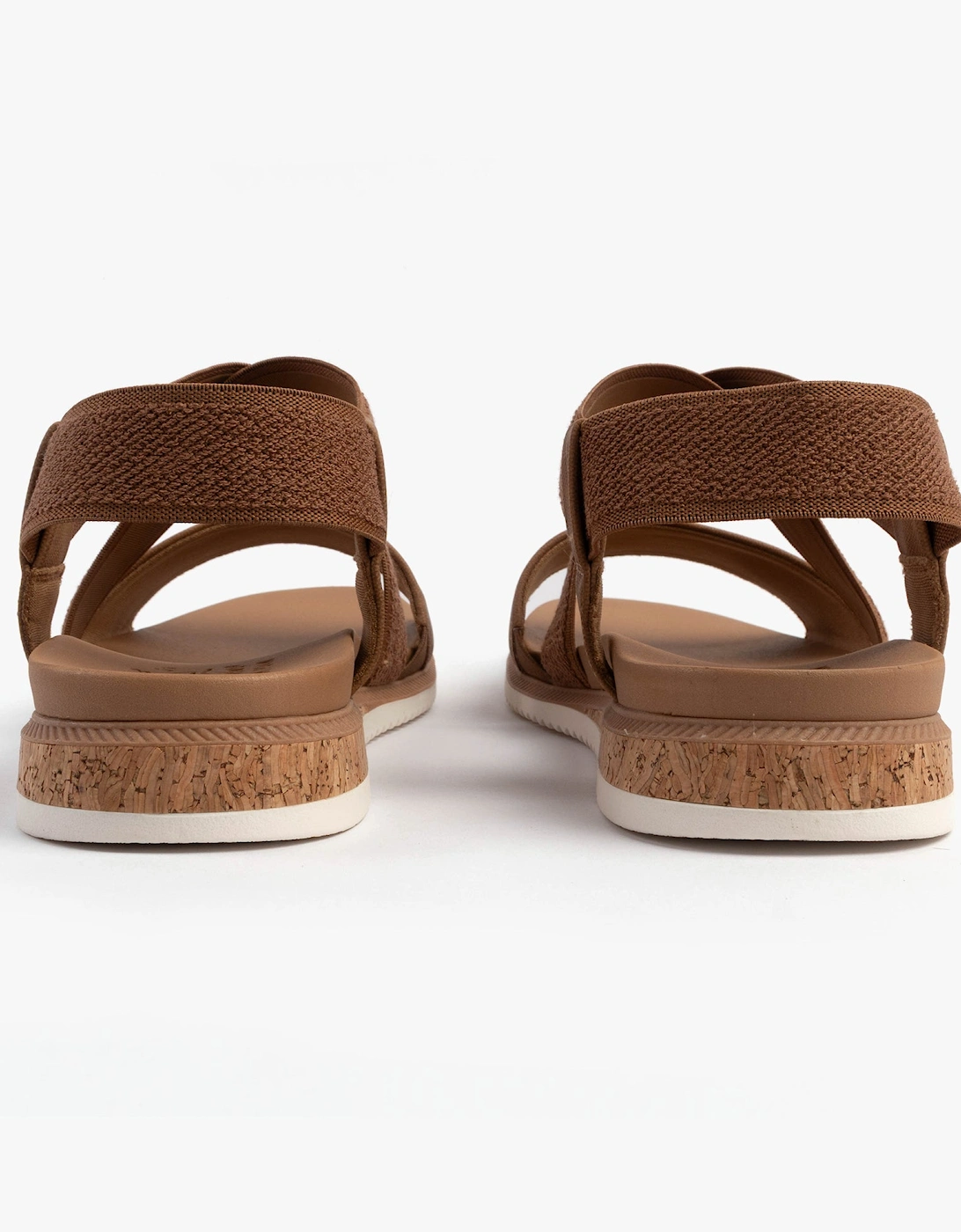 BOBS DESERT KISS LOW Womens Sandals Chestnut