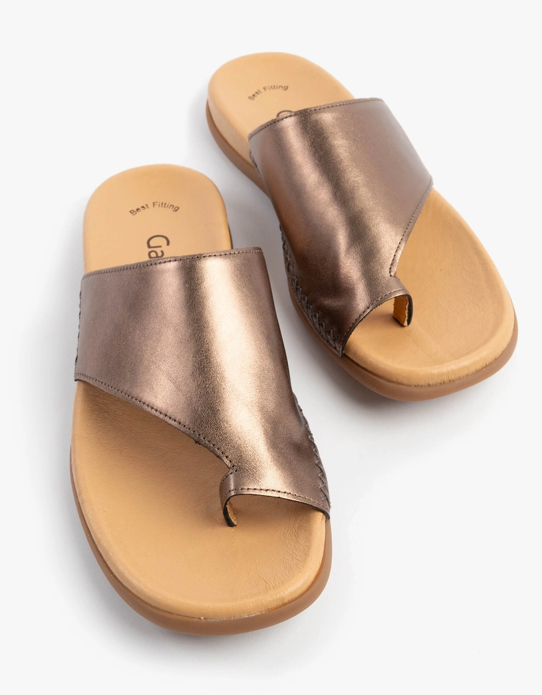LANZAROTE Womens Sandals Silver Metallic