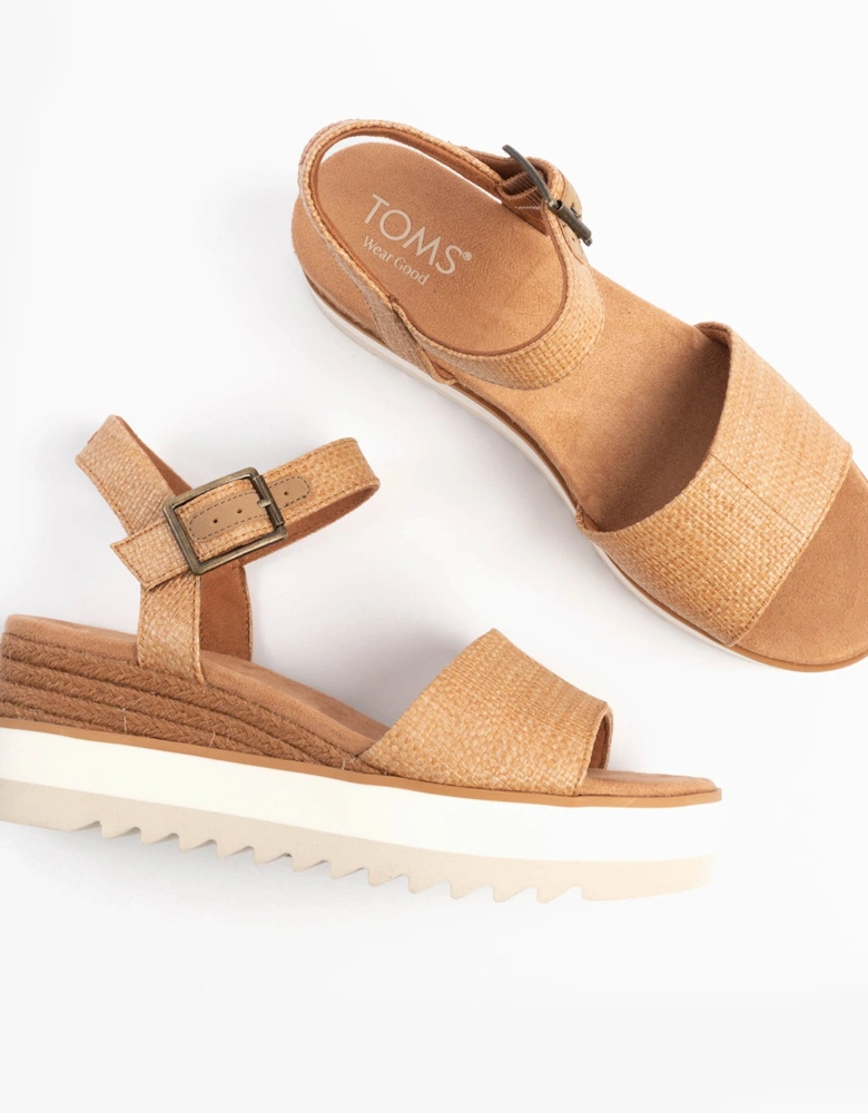DIANA Womens Sandals Brown