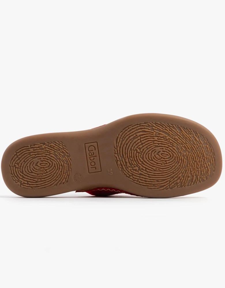 LANZAROTE Womens Sandals Red