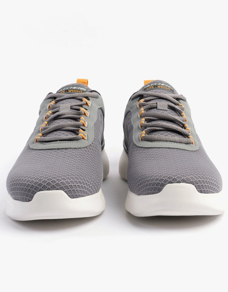 SKECH-AIR DYNAMIGHT 2.0 - DUR Mens Trainers Charcoal/Yellow