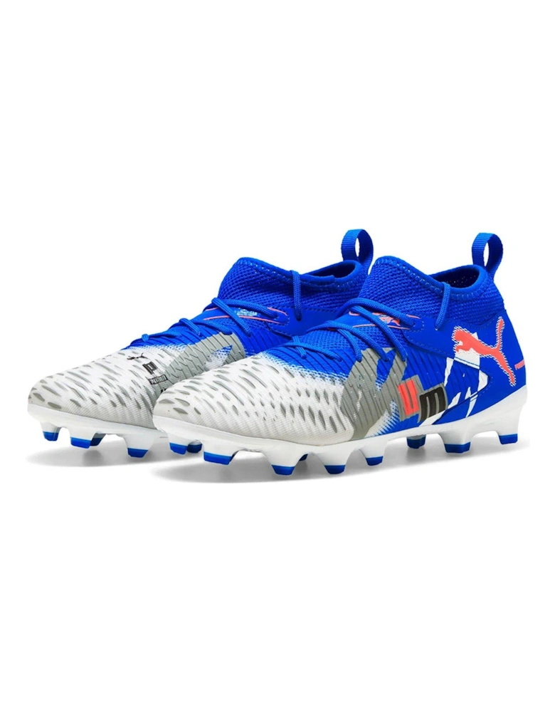 Junior Future 8 Match Creativity Firm Ground Football Boot - White